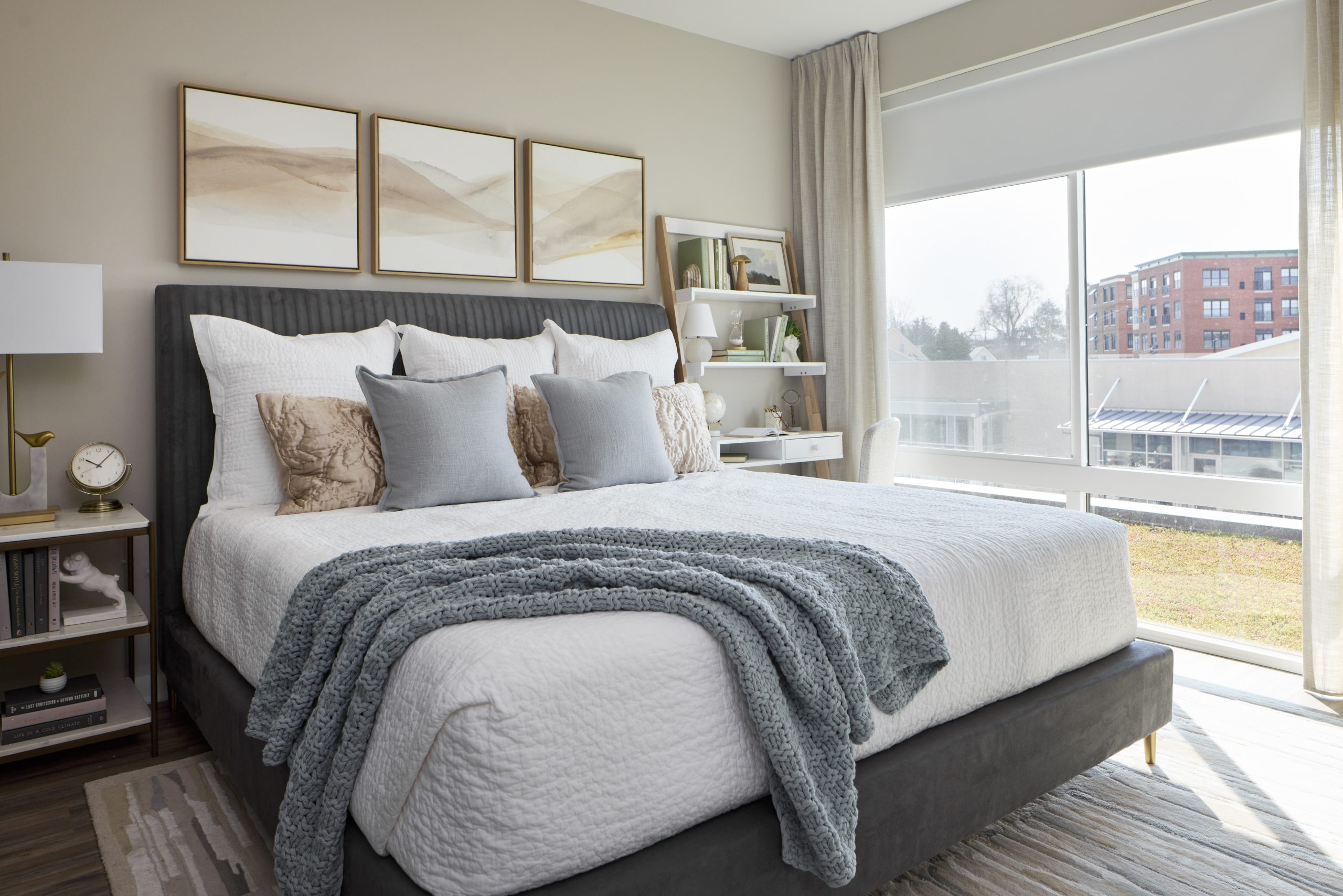 Coulter place bedroom with natural light