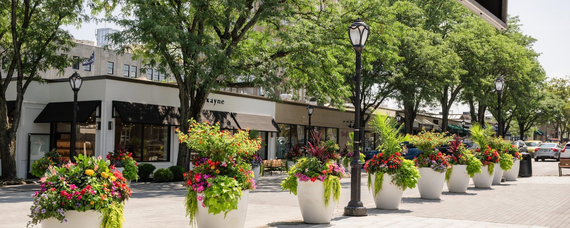 Jenni Kayne in Coutler Place's neighborhood in Ardmore, PA